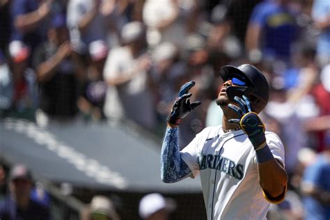 charity crawford news|Julio Rodríguez homers, J.P. Crawford drives in three and .